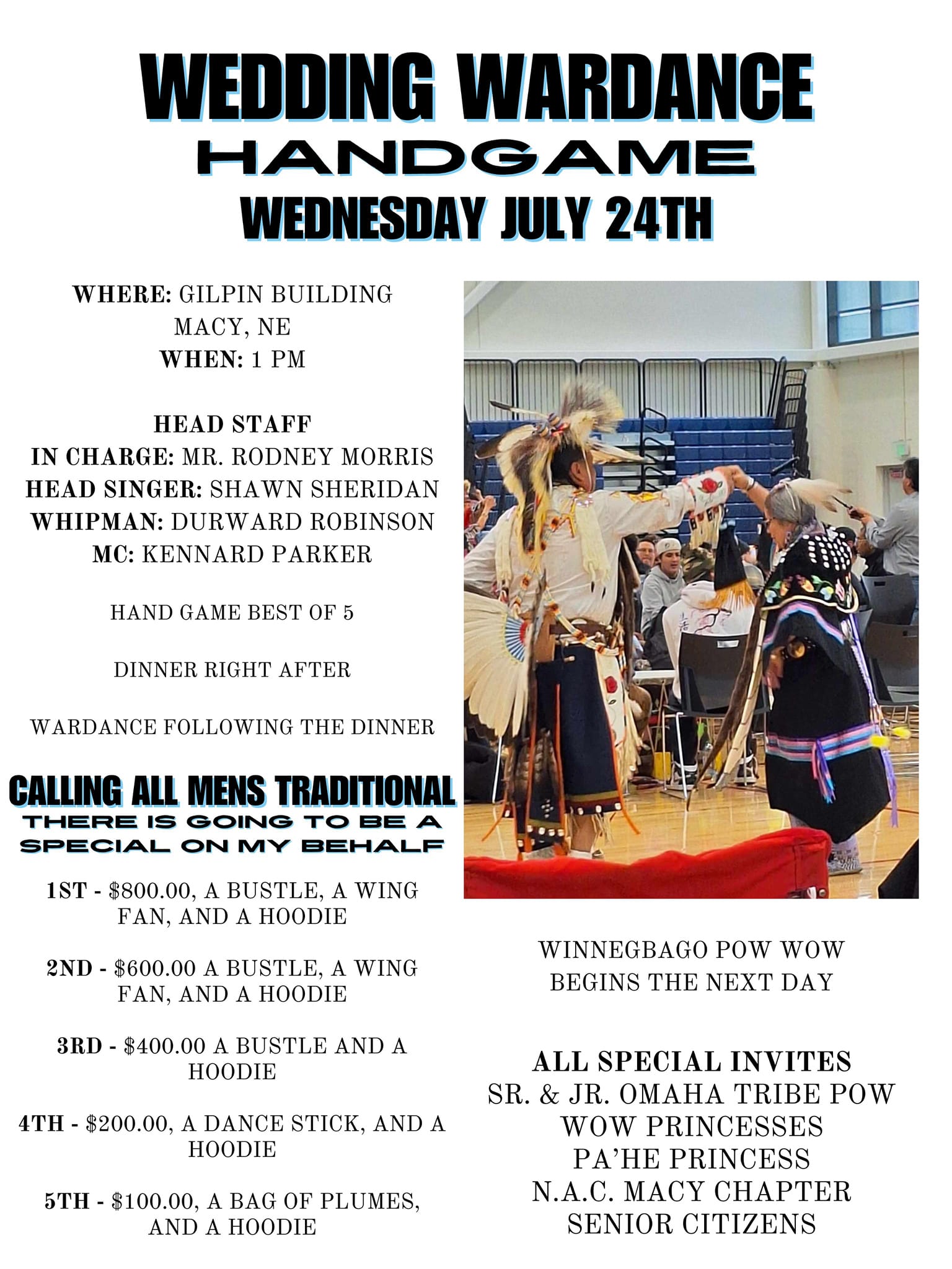 Wedding HandGame & WarDance Omaha Tribe of Nebraska