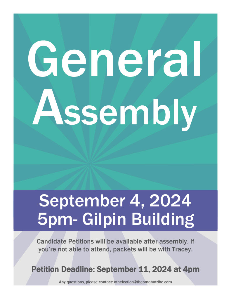 General Assembly Omaha Tribe of Nebraska