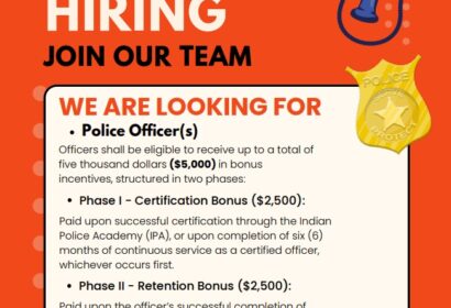 NOW HIRING: Omaha Tribal Police Officers