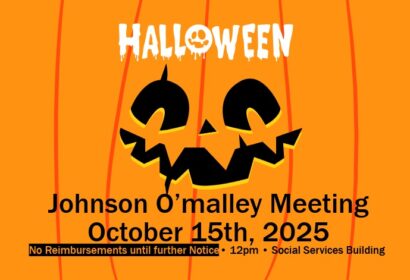 October Johnson O’malley Meeting