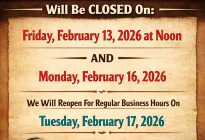 February 13 & 16, 2026