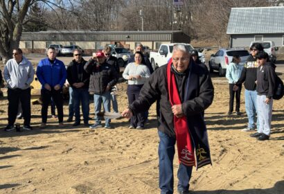 Groundbreaking event for the Boys and Girls Club of the Omaha Tribe of Nebraska