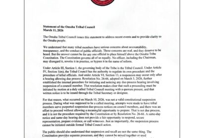 March 11 Press Release