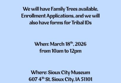 Omaha Tribe Enrollment Out Reach for Sioux City, Iowa