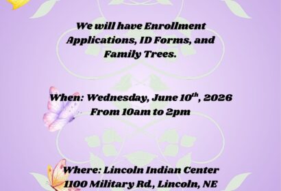 Omaha Tribe Enrollment Outreach Lincoln