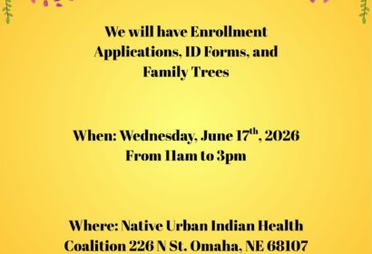Omaha Tribe Enrollment Outreach Omaha Area