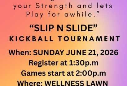 Slip N Slide Kickball Tournament
