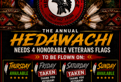 Call for Honorable Veterans Flag – Annual Hedawachi