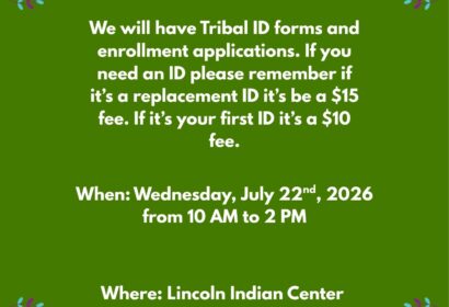 Omaha Tribe Enrollment Outreach – Lincoln, NE