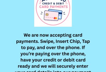 The Omaha Tribe Enrollment Office now accepts credit and debit card payments!