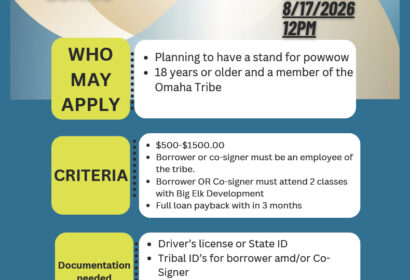 Powwow Vendor Info flyer