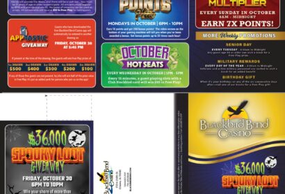 Blackbird Bend Oct 2026 Promotions
